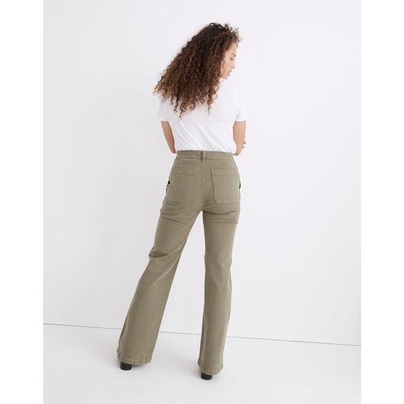 Madewell 11" High Rise Flare Jeans Distant Surplus Size 29 - Picture 4 of 8